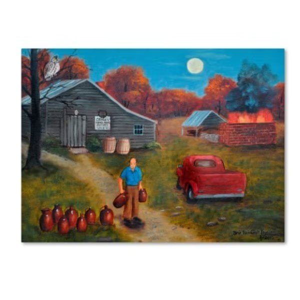 Arie Reinhardt Taylor 'Burning Pottery' Canvas Art, 14x19, Trademark Fine Art, Mfr#: ALI15593-C1419GG
